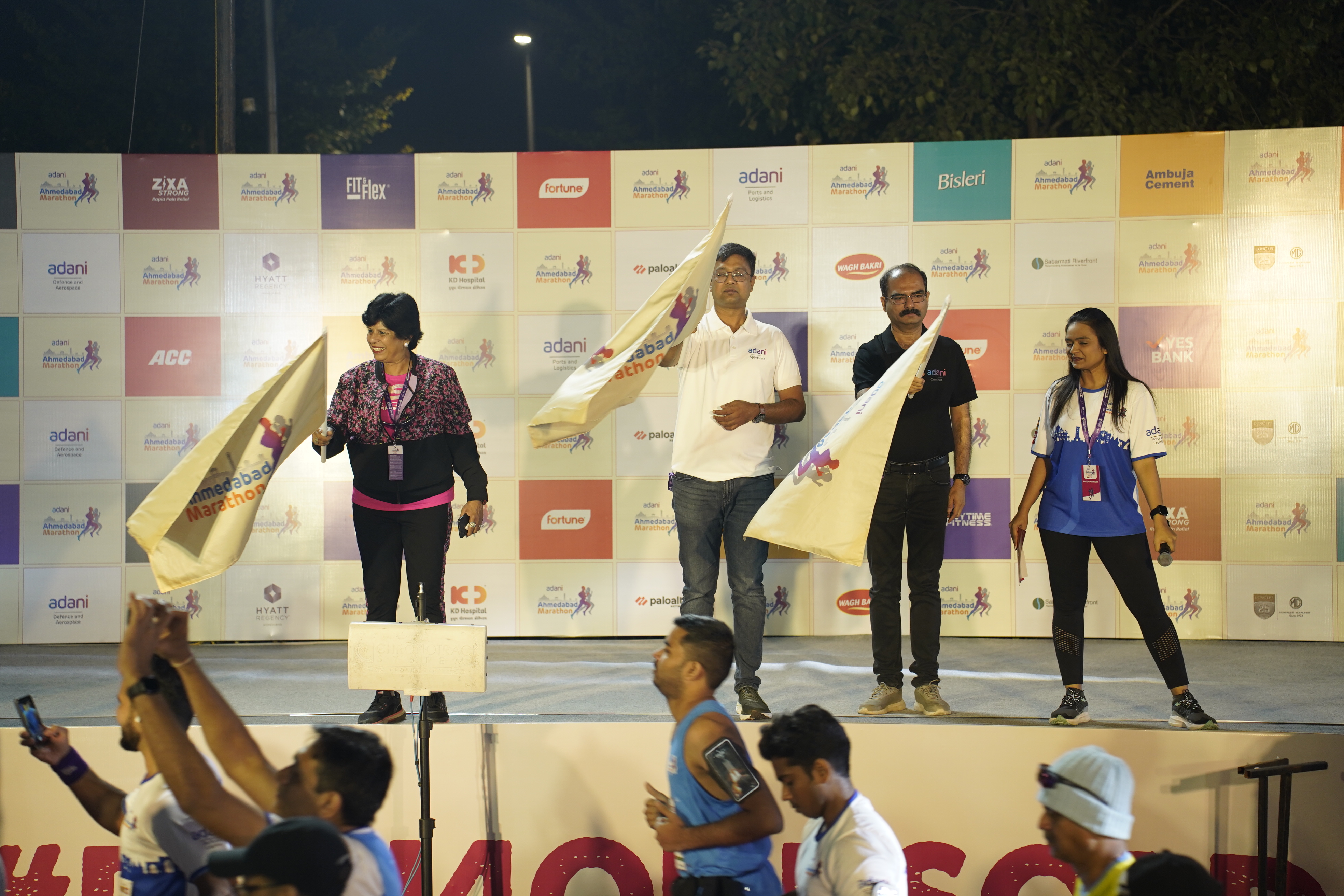 Adani Ahmedabad Marathon 2024 - 42 Km Flag Off